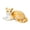 yellow 25cm, variant on Lipstore Cat Toy Kids Room Decor Snuggling Cat Doll for Adults Boys Girls gray 25cm