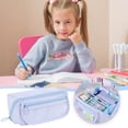 thumbnail image 4 of Fiudx Japanese and Korean Style Multi-Layer Cloth Pencil Case Student Stationery Storage Box Pencil Case Crossborder Pen Container, 4 of 4