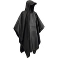 thumbnail image 4 of Paquet Familial de Ponchos, Ponchos de Pluie pour Adultes, Imperméable Léger Imperméable Unisexe, 1 Pcs Ponchos Réutilisables Imperméables avec Capuchon et Poches, Ponchos de Pluie pour Femmes Hommes Vert 55x82.7 Po, 4 of 8