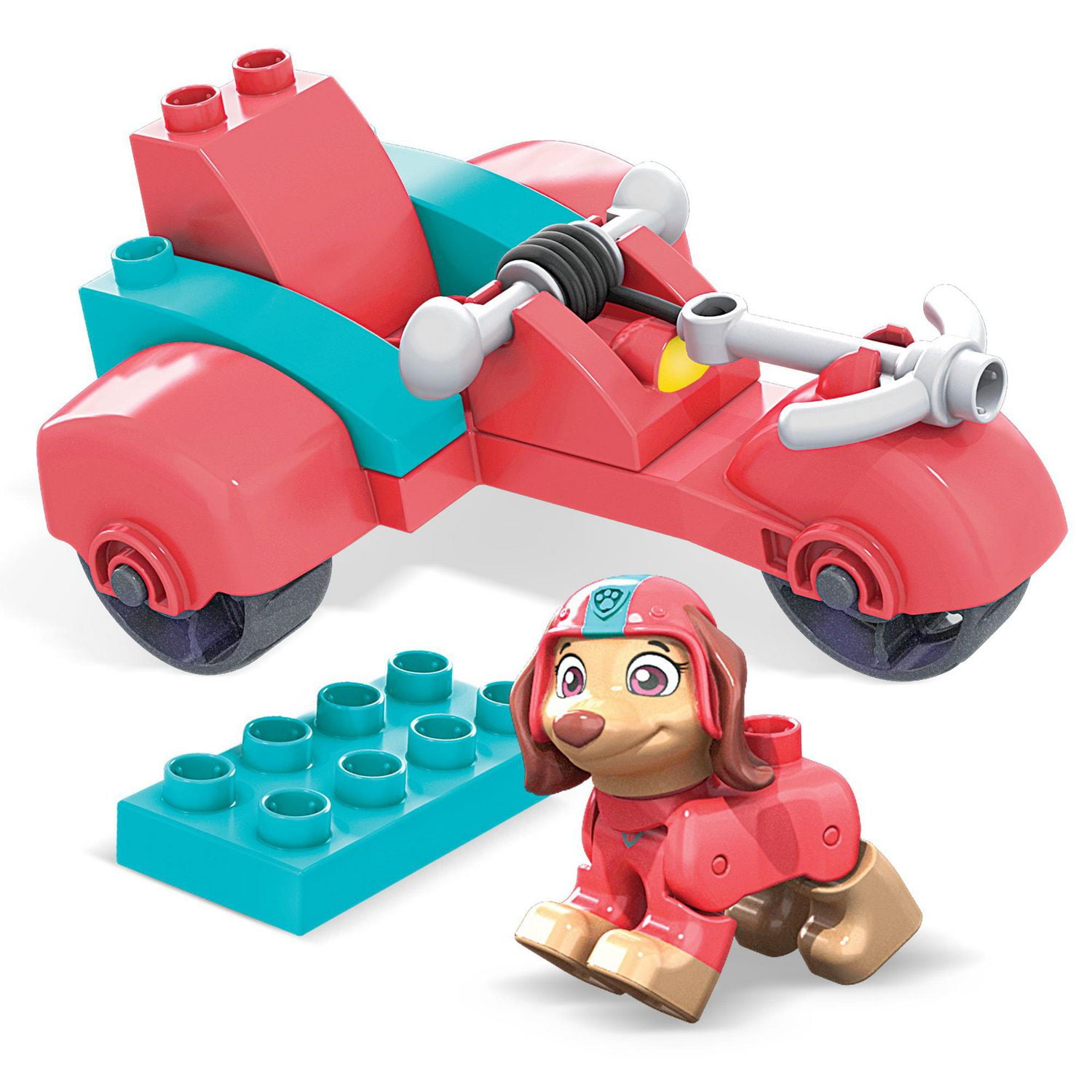 Mega Bloks PAW Patrol Liberty's City Scooter GYH94, Building Toys for Toddlers - 10 Blocks