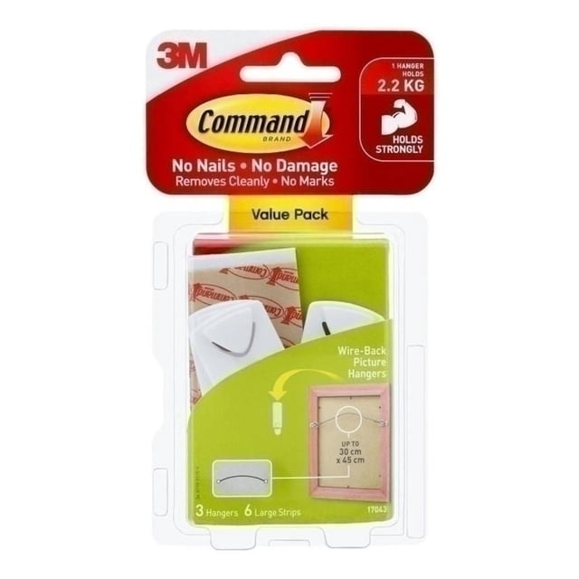 Command 4-packages of Wire-Back Hangers (17043-ES)