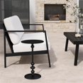 thumbnail image 2 of Butler Specialty Company Table d'Appoint Rond en Métal pour l'Extérieur, Fini Noir Mat, 2 of 6