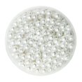 thumbnail image 2 of 500 Pcs Perles Entretoises Rondes 6mm / 1/4 Pouces Blanches, 2 of 6