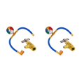 thumbnail image 2 of maskred pour Tuyau de Charge CA pour Jauge, Trousse de Voiture R134A pour Recharge Style A 2 Ensembles, 2 of 6