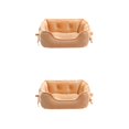 thumbnail image 3 of maskred Raised Rim Dog Bed Snug Sleeping Spot For Beloved Pet Two Size For Choice Polyester Dog Kennel Pet Bed Washable Dog Bed khaki S 2Set, 3 of 6