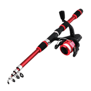 Fishing Gear Rod Telescopic Rod And Reel 6ft Fiberglass Telescopic Rod With Reel for Outdoors Angling Adventure
