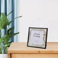thumbnail image 3 of tredstone Creative Nordic Metal Glass Photo Frame Crafts Home Desktop Bedroom Decors S Black, 3 of 8