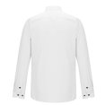 thumbnail image 4 of RXIRUCGD Chemise à Col Rabattable pour Homme Affaires Bouton Perceuse Bouton Manches Longues Chemise, Blanc, Taille : S, 4 of 4