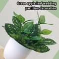 thumbnail image 4 of serony Artificial Potted Plant Leaf Simulation Leaves Home Office Desktop Greenery Decoration, Plant Type 5, 4 of 7
