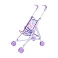thumbnail image 1 of TISHITA Poussette pour Poupée Bébé, Jeu d'Imitation, Décoration de Maison de Poupée, Jouet Chariot à Pousser violet, 1 of 8