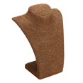 thumbnail image 2 of Necklace Pendant Display Bust Mannequin Jewelry Display Stand Holder Brown Brown L, 2 of 8