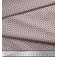 thumbnail image 2 of Soimoi Pink Poly Georgette Fabric Artistic Geometric Decor Fabric Printed Yard 52 Inch Wide, 2 of 5