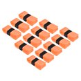 thumbnail image 1 of Unique Bargains 43.3' Non-Slip PU Tennis Racket Overgrip Tape Wraps with Hole Orange 12 Pack, 1 of 7