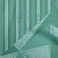 thumbnail image 1 of oneOone Viscose Chiffon Teal Green Fabric Geometric Diamond With Stripes Craft Projects Decor Fabric Printed By The Yard 42 Inch Wide, 1 of 4