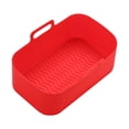 thumbnail image 2 of SuoKom Air Silicone Pots en pour Friteuse à, Panier en Silicone pour Friteuse à Air Chaud, Accessoires de Four pour Friteuses à Air Sûrs pour les Aliments, Remplacement du Papier Parchemin, Doublure Réutilisable en Silicone pour Friteuse à Air s'Adapte à la Friteuse à Air, 2 of 3