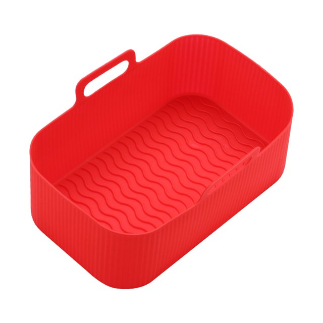 CEHVOM Pot en Silicone pour Friteuse à Air Chaud Doublures Rondes Réutilisables Accessoires de Panier - Remplacement des Doublures en Parchemin