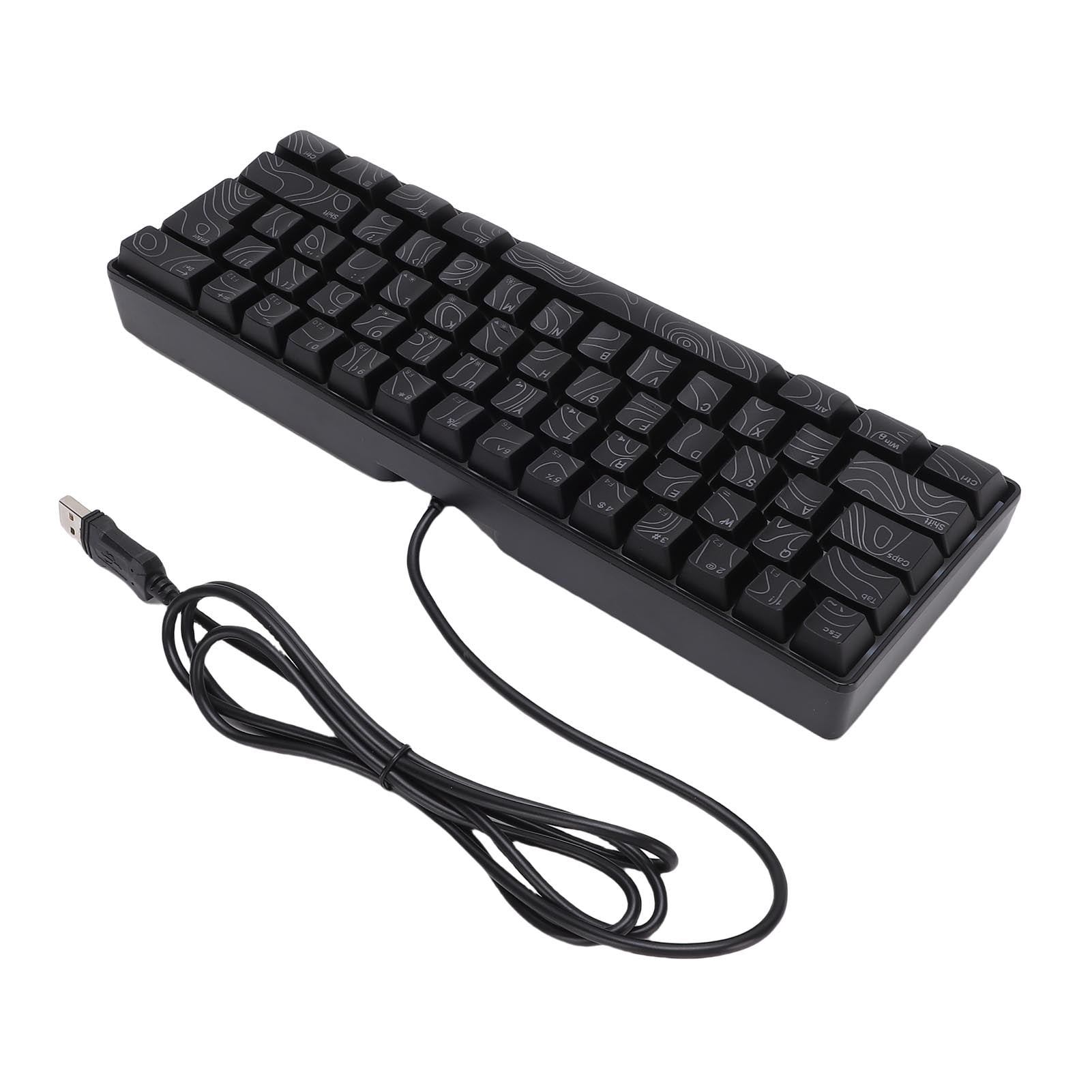 Mechanical Keyboard, N Key Rollover Computer Keyboard USB Wired  for Working