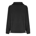 thumbnail image 4 of LSLJS Women's Warm Double-sided Fleece Jacket with Thickened Outdoor Charging Jacket Inner Liner( Black, L), 4 of 6