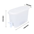 thumbnail image 3 of 4L Cold Brew Iced Tea Maker with Faucet | Clear Plastic Pitcher for Refrigerator | Fruit Infuser Water Dispenser for Home, Parties & Outdoor Camping, 3 of 9