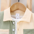 thumbnail image 4 of PatPat Toddler Boy 3pcs Textured Lapel Shirt and Solid Tee and Shorts Set, 4 of 7