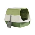 thumbnail image 4 of Toilette pour Chat à Capuchon avec Rabat de Porte avant, Toilette pour Chat Fermée et Couverte, Bac à Litière Portable pour Chats d'Intérieur Vert, 4 of 8