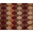 thumbnail image 4 of oneOone Polyester Lycra Maroon Fabric Scales Geometric Craft Projects Decor Fabric Printed By The Yard 56 Inch Wide, 4 of 4