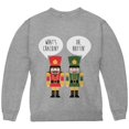 thumbnail image 1 of Noël Nutcracker What's Cracking' Drôle Chandail en Molleton pour Jeunes, 1 of 1