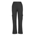 thumbnail image 4 of Besolor Pantalon Cargo Extensible Taille Haute Femme Ample Multiples Poches Jambe Droite Grand Pantalon Pantalon Mode Mode Urbaine, 4 of 6