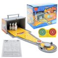 thumbnail image 2 of Desktop Bowling Toy Interesting Plastic Exquisite Foldable Handheld Catapult Bumper Toy Table Shooting Game for Children Parents Home, 2 of 9