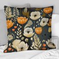 thumbnail image 1 of Designart "Modern Botanical Abstraction I" Midcentury Throw Pillow - Mid-Century Pillow For Couch - Insert And Pillows Covers For Living Room Decor, 1 of 5