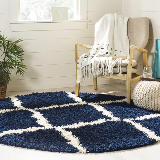 Safavieh Dallas Logan Geometric Shag Area Rug