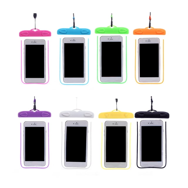 stanreset Waterproof Phone Pouch Diving Swimming Bag Underwater Dry Bag Case rose red 2PCS