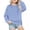 Light Blue, variant on Milgrthf Solid Color Sweatshirt for Toddler Kids Boys Girls Long Sleeve Sweater Coat Warm Basic Spring Fall Tops Pullover Hot Pink 12 Months