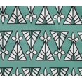 thumbnail image 4 of oneOone Cotton Flex Fabric Floral & Triangle Block Print Fabric By The Yard 40 Inch Wide, 4 of 4