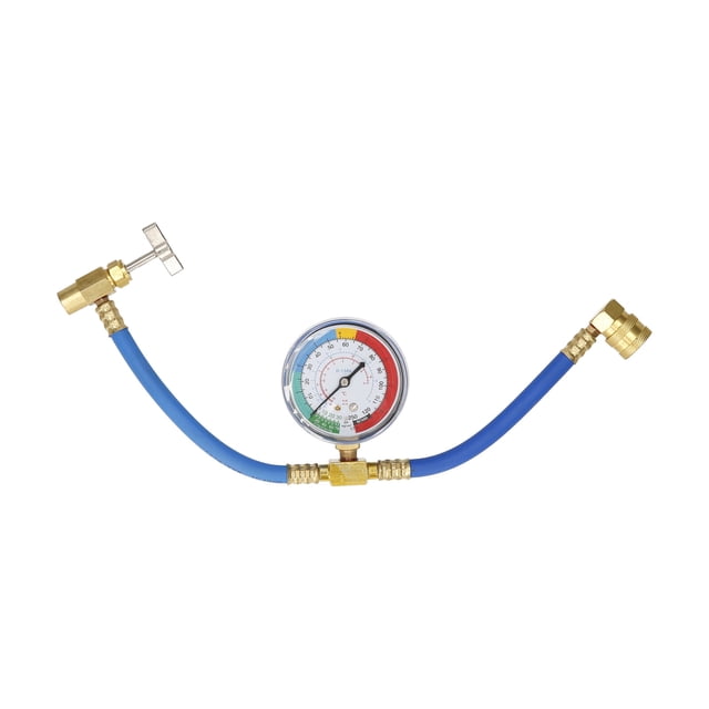 Trousse de Boyau de Recharge de Réfrigérant, Boyau de Recharge de Réfrigérant CA R134A, Boyau de Recharge avec Manomètre, 1/2 €? Peut Taper le Manomètre de Pression de Climatisation R134A