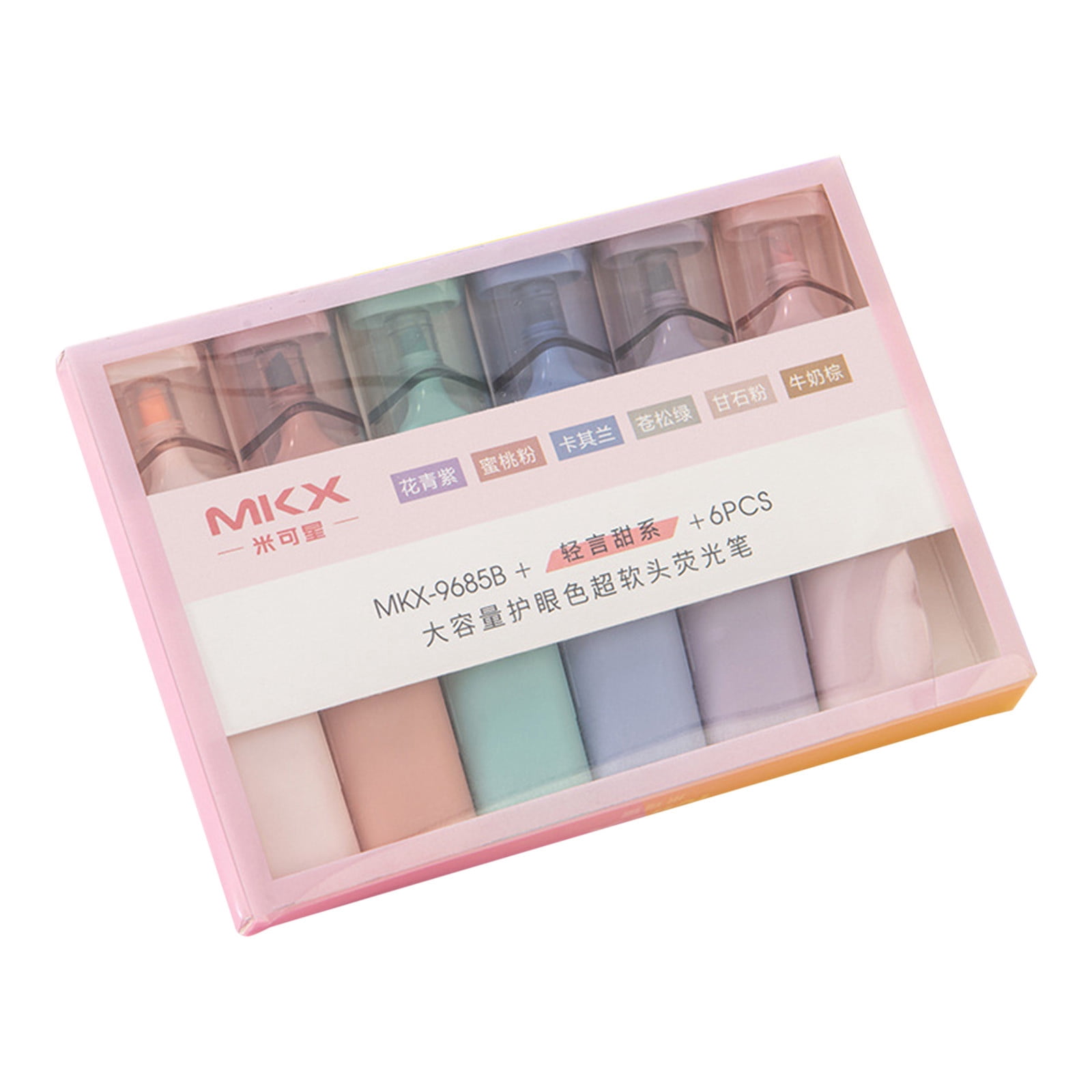 Suncoda Marker Pen, Pen-Colored Marker Pen Students Use Soft-Headed Notes to Draw Key Marker Pen Eye Protection Hand Account Pen（3Ml）