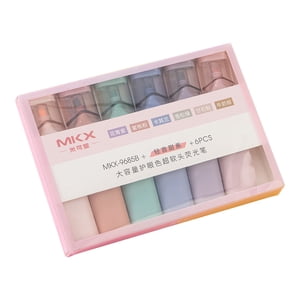 Suncoda Stylo de marquage, stylo coloré Stylos de marquage des étudiants utilisent des notes à tête douce pour dessiner stylo de protection des yeux de marqueur de clés stylo(3Ml)