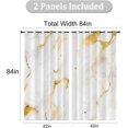 thumbnail image 2 of Fall Curtains Grommet Light Filtering Window Drapes with Autumn Forest Tree Outside Wooden Window Print Pattern Decorative Privacy Curtains for Bedroom Living Room 2 Panels 42 x 63 Inch, 2 of 3