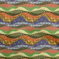 thumbnail image 1 of oneOone Tissu Georgette Viscose Rouge Floral pour Projets de Couture, Imprimés au Mètre, Largeur 42 Pouces, 1 of 5