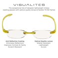 thumbnail image 4 of Visualites 5 Oval Lemon 1.75 Reading Glasses, 4 of 4