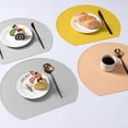 thumbnail image 4 of TIELUTT Napperon Rond pour Tout-Petit pour Table à Manger Napperons en Silicone pour Enfants Tout-Petits Enfants Napperons Ronds en Dentelle Napperon Rond Grand Napperons pour 4 Assiettes de Charge Ensemble de Table de Cuisine Ronde Haute f, 4 of 5