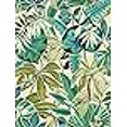 thumbnail image 3 of Caroline et Bettina Papier Peint Autocollant Feuilles Turquoise, 3 of 4