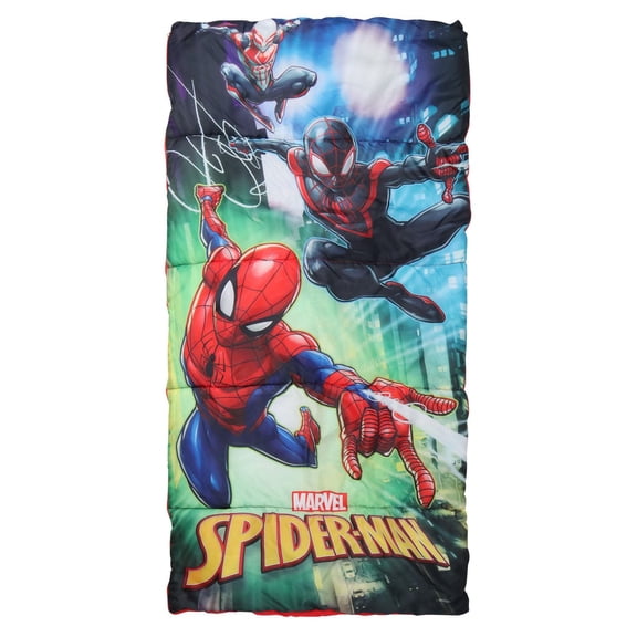 Sac de couchage Spider-Man pour enfant avec sac de sport