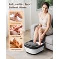 thumbnail image 2 of Comfier Foot Spa Massager with Heat, Foot Care Soaker Tub for Relax, Black, 2 of 8