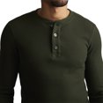 thumbnail image 4 of Jockey Men's Long Sleeve Waffle Henley, 4 of 6
