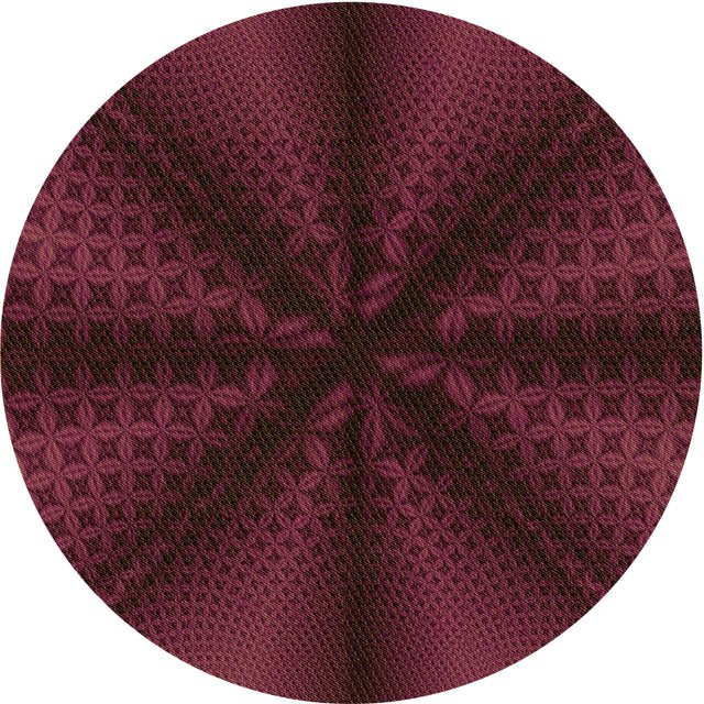 Ahgly Company Tapis d'Intérieur Lavable en Machine Carré Transitionnel Marron Rouge, 3 Pieds Carré