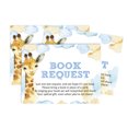 thumbnail image 2 of Inkdotpot 30Giraffe Jungle Animals Baby Shower Book Request Cards Bring A Book Instead Of A Card Baby Shower Invitations Inserts Games, 2 of 6