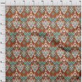 thumbnail image 3 of oneOone Tissu Popeline de Coton Damas Ikat Imprimé 1 Yard 42 Pouces de Large, 3 of 4
