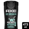 thumbnail image 1 of AXE Ice Breaker Body Wash for All Day Freshness, Mandarin & Mint, with 100% Plant-Based Moisturizers, 473mL, 1 of 7