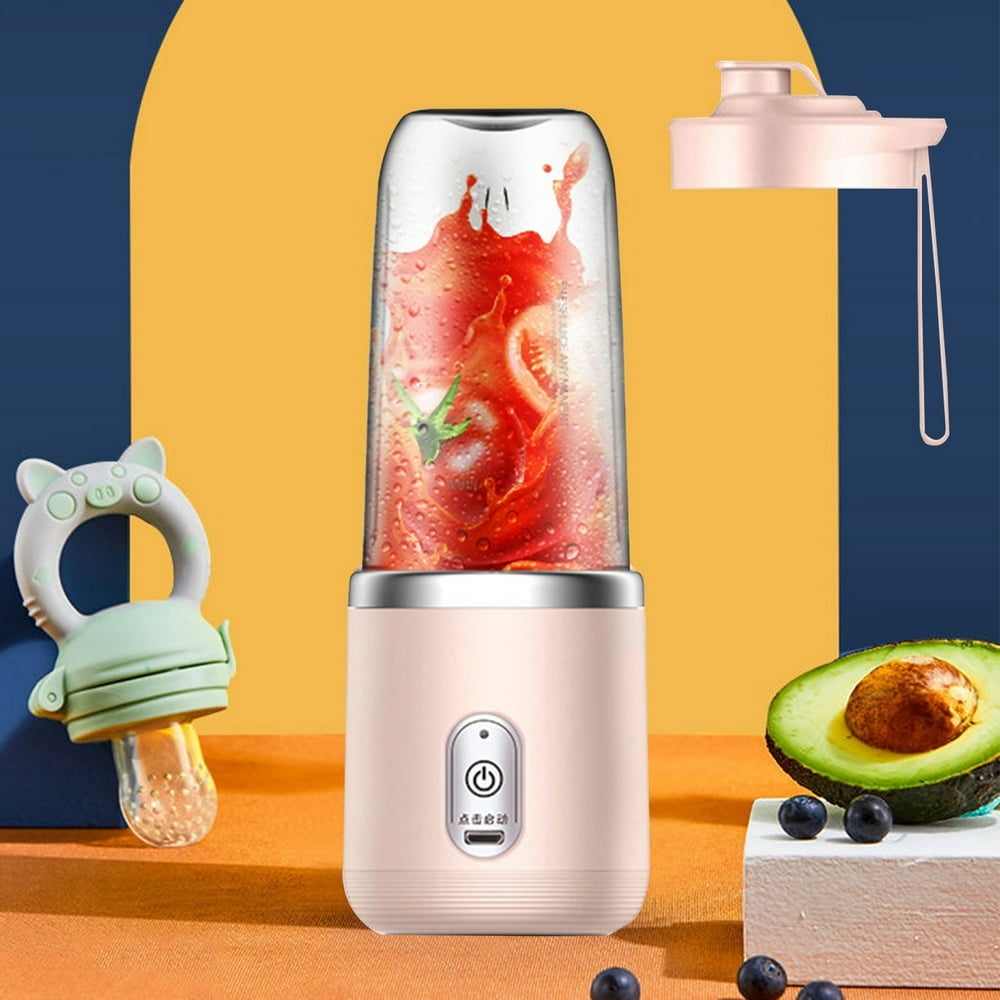 CNKOO Cyber_Monday Deals Oefntac Juicer Juicer Machines Portable Blender Bullet Blender Blenders Personal Blender Shakes Smoothies Leakproof-Lid Sip Spout Kitchen USB Rechargeable Wal-mar